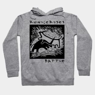 battle of the rhinos Hoodie